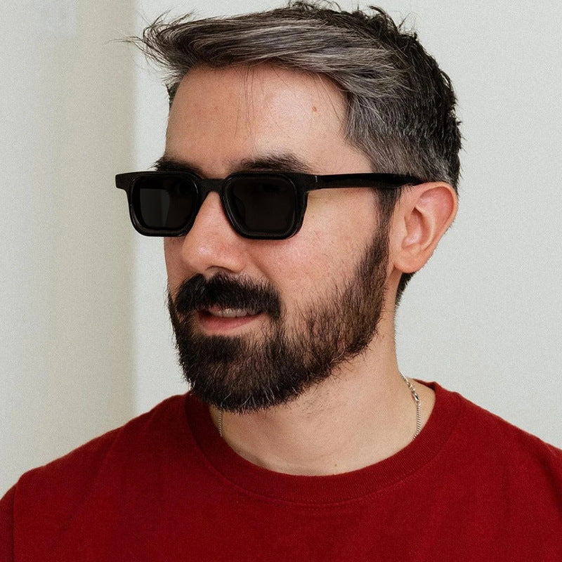 Damen Designer-Sonnenbrille mit robustem transparentem Rahmen und hochwertigem UV-Schutz Karnz