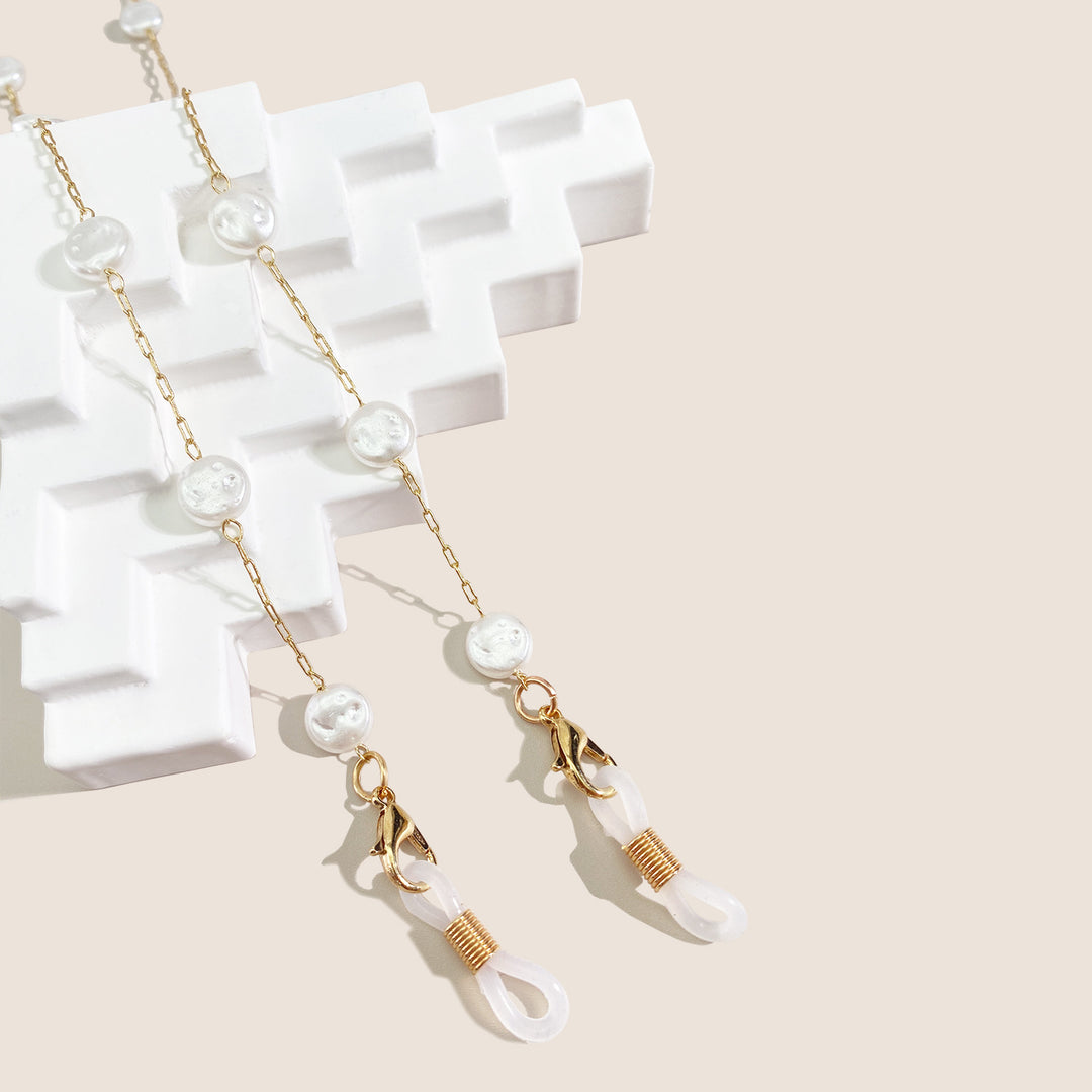 Elegante perlenverknüpfte Brillen Kette Karnz