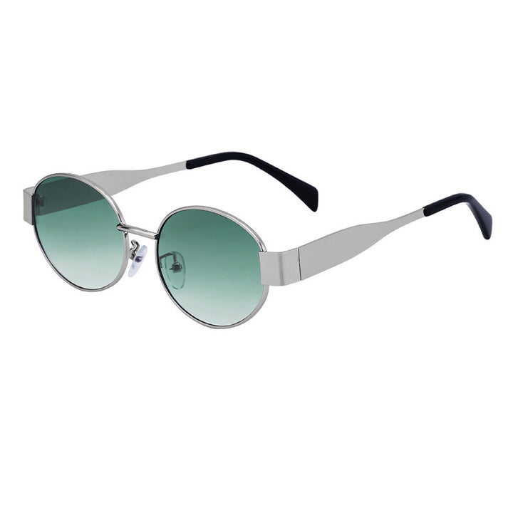 Damen modische Sonnenbrille im eleganten ovalen Design Karnz
