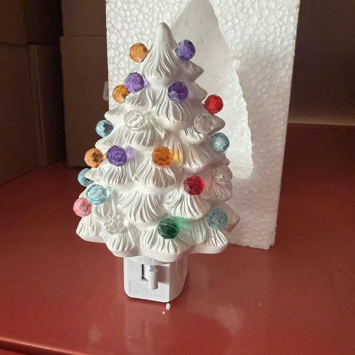 Dekorative Keramische Weihnachtsbaumfigur Karnz