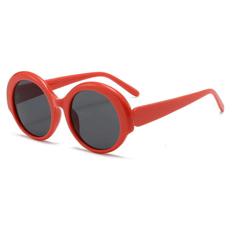 Damen modische runde Designer-Sonnenbrille Karnz