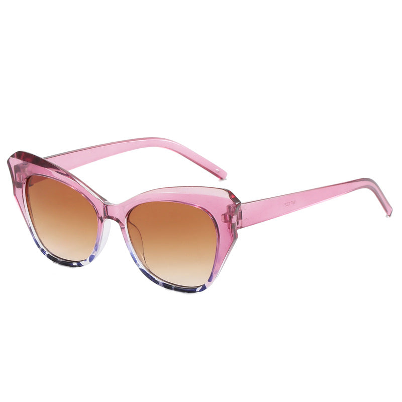 Damen Cat-Eye Sonnenbrille mit extravagantem Verspiegelungsdesign Karnz