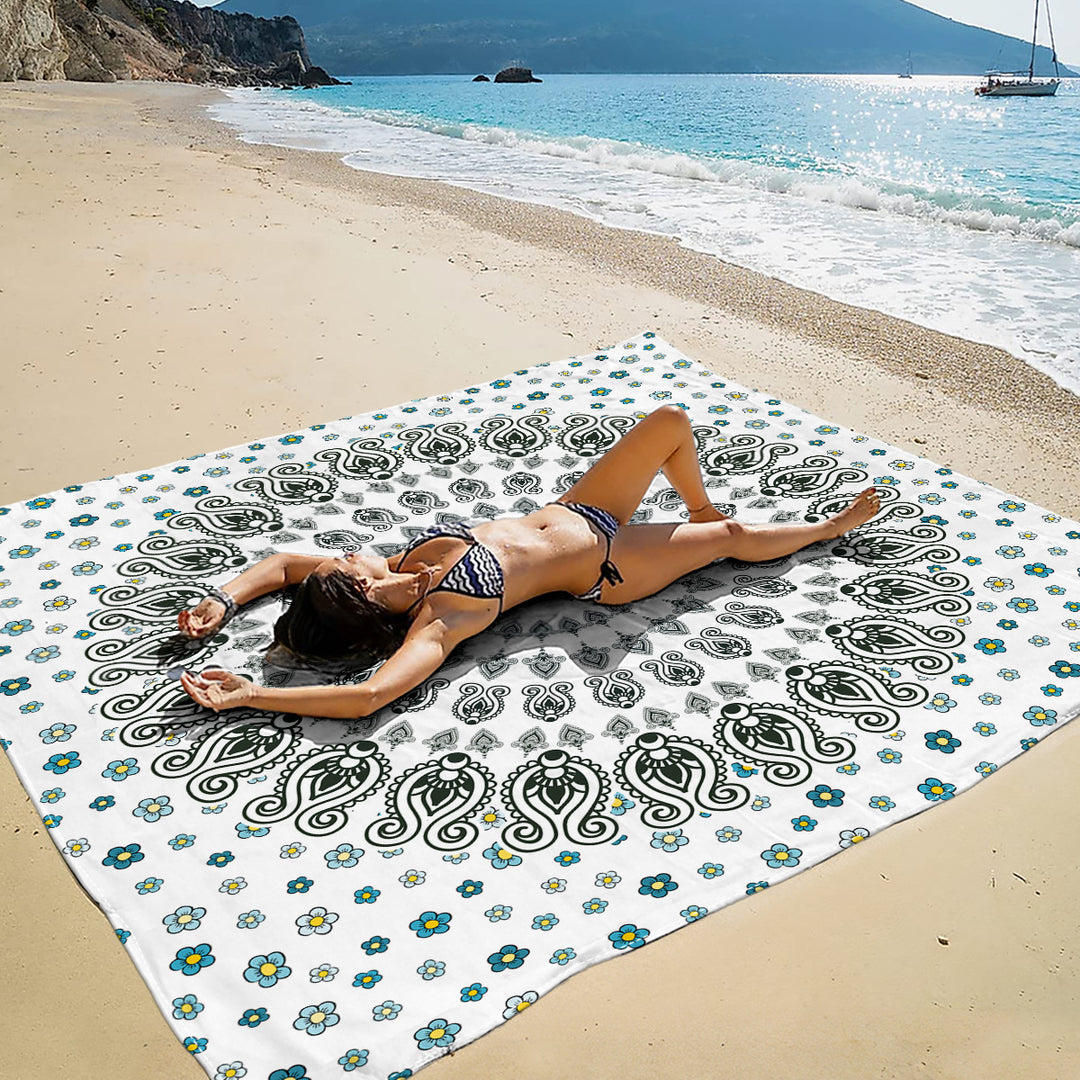 Mandala Design Strandmatte Karnz