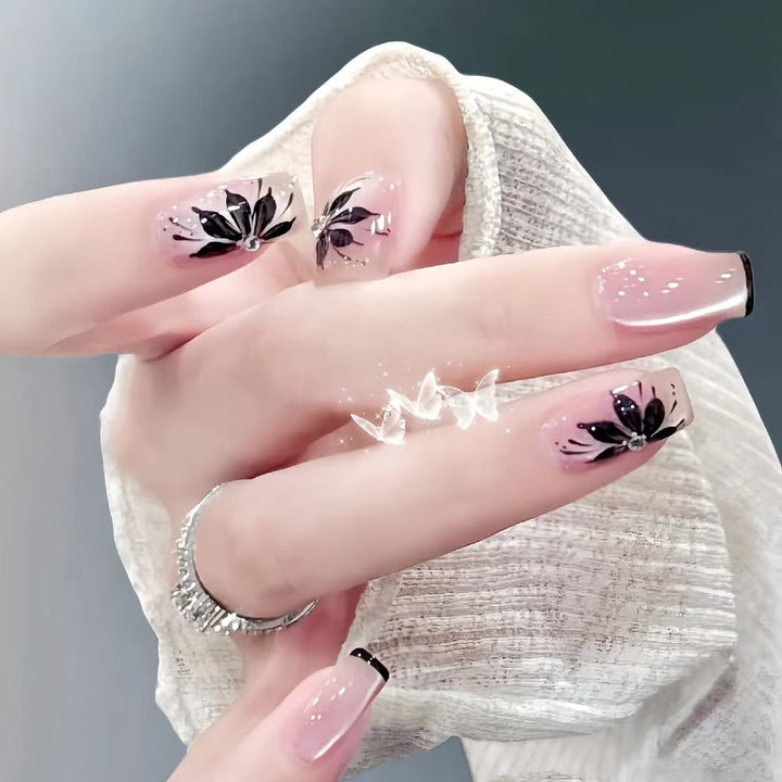 Künstlerische Florale Dekor Aufklebenägel Karnz
