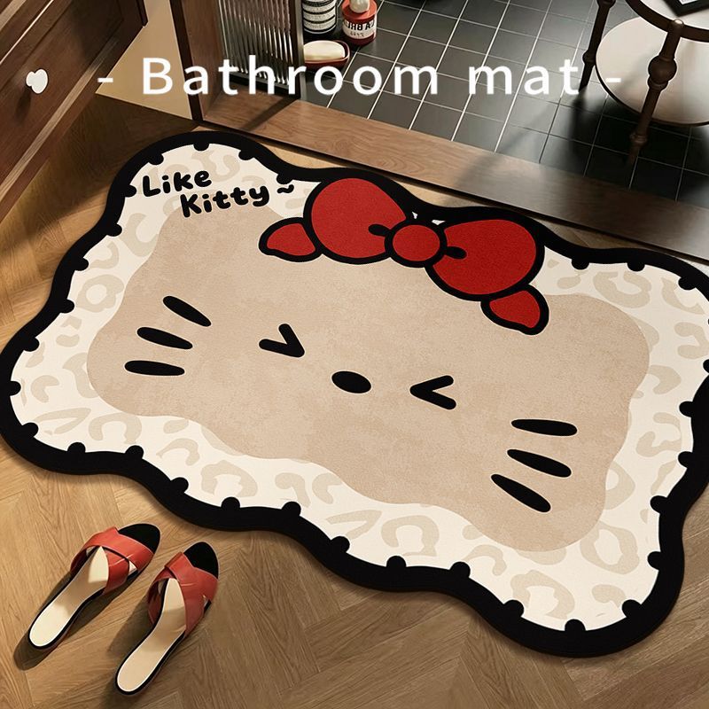 Lustiger Frosch Badezimmermatte