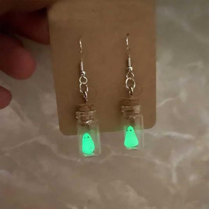 Ghost-In-A-Jar Dangle Ohrringe Karnz