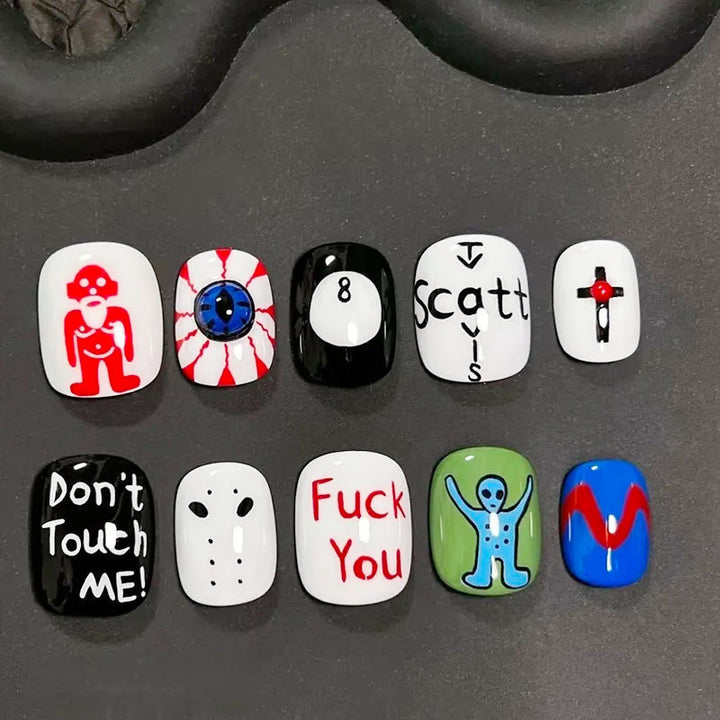 Verspieltes Künstlerisches Nagelkunst Design Set Karnz