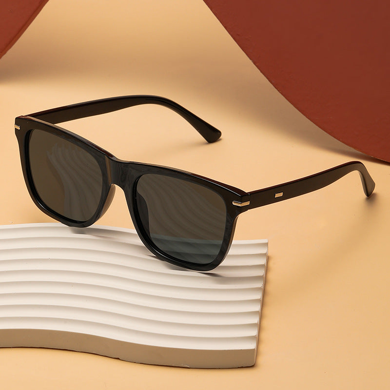 Damen stilvolle quadratische Sonnenbrille mit hochwertigem Rahmen und UV-Schutz Karnz