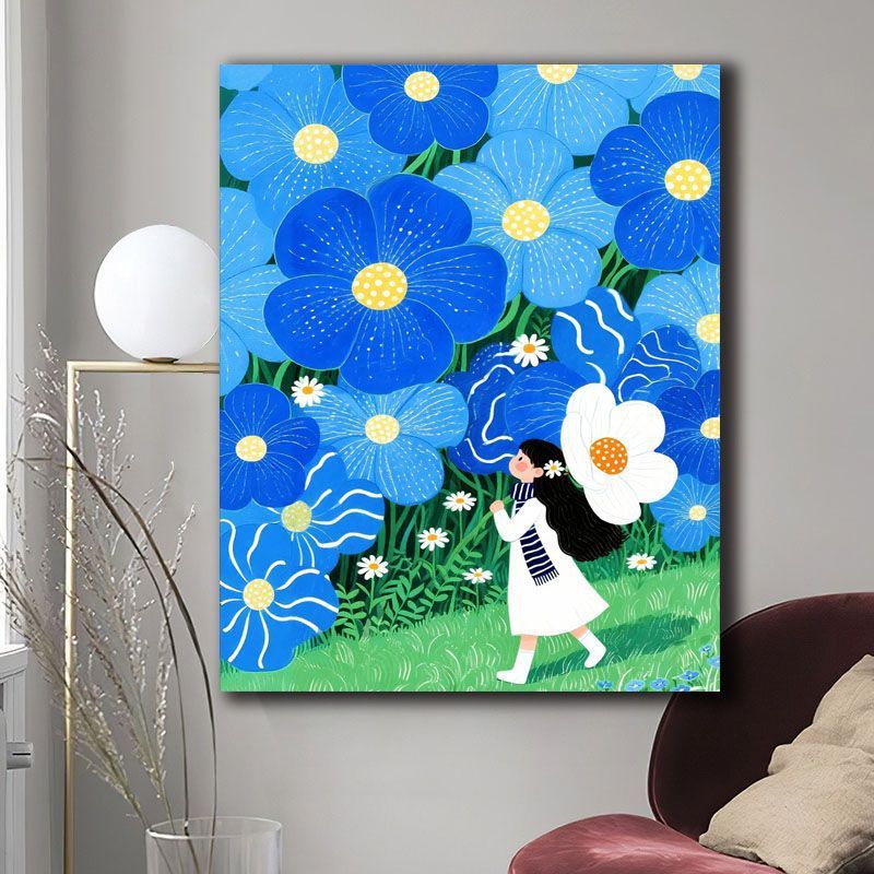 Floral Fantasy Wandkunst Karnz