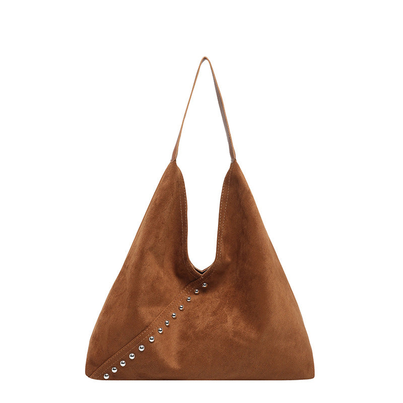 WoUnique Textured Suede Hobo Tasche Karnz