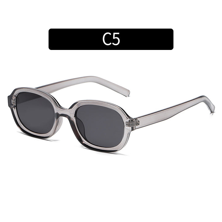 Retro-Ovalrahmen-Sonnenbrille