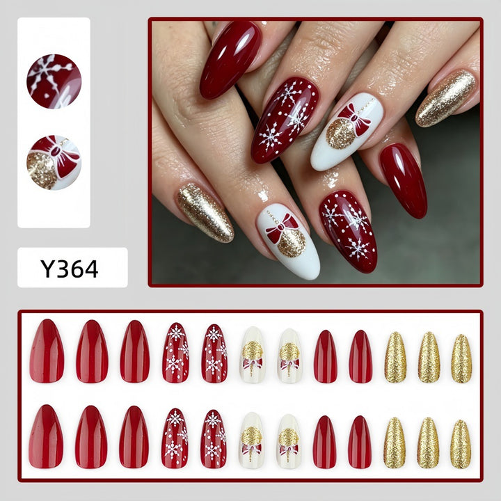 Kunstnägel Im Festlichen Weihnachtsdesign Karnz 1787298788