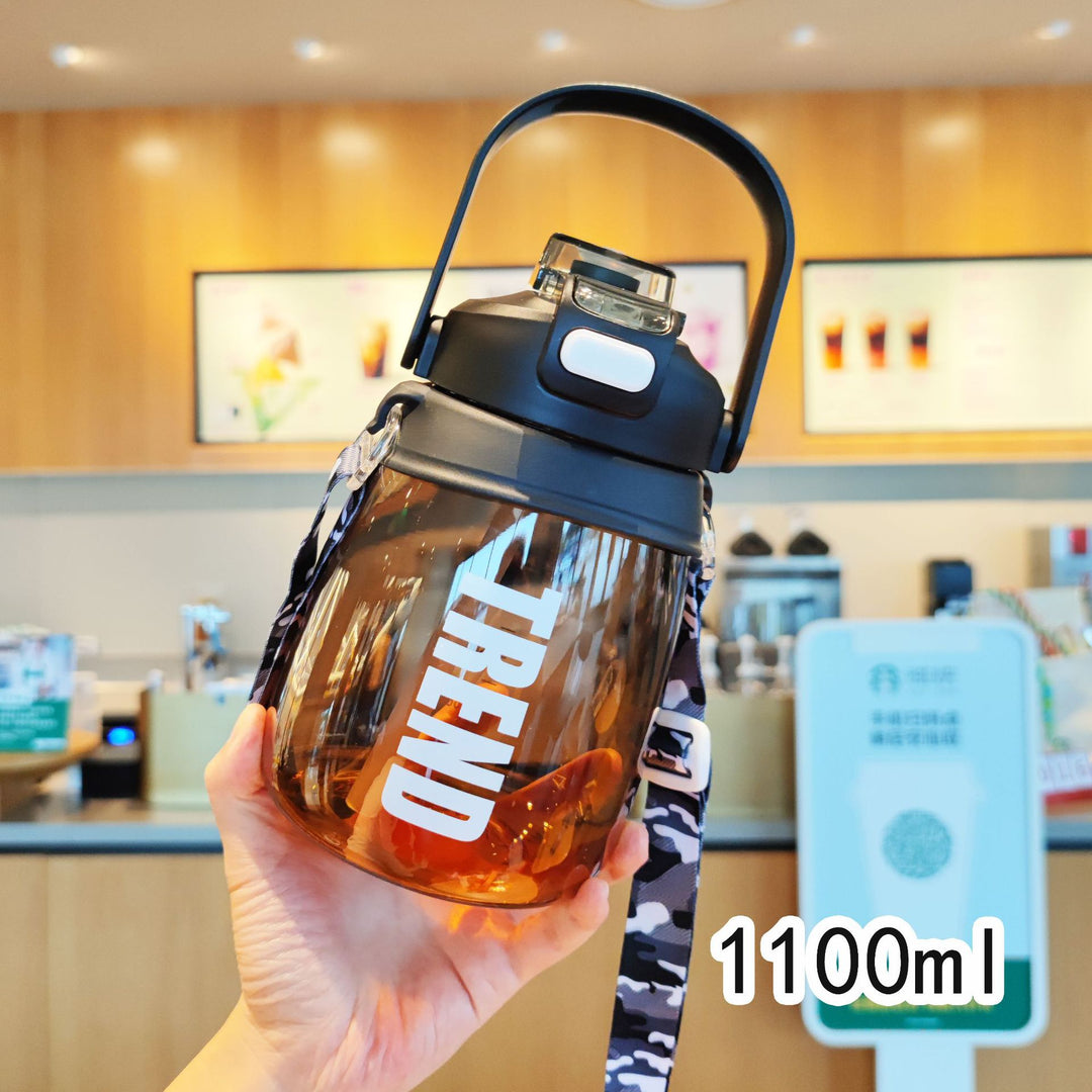 Damen multifunktionale Trinkflasche mit Sicherheitsverschluss und ergonomischem Tragegriff Karnz