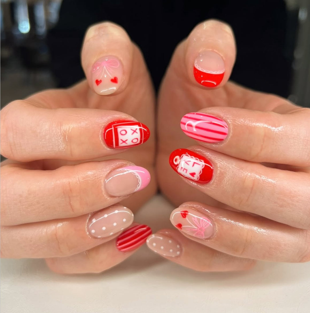 Festliches Nagelkunstdesign Karnz