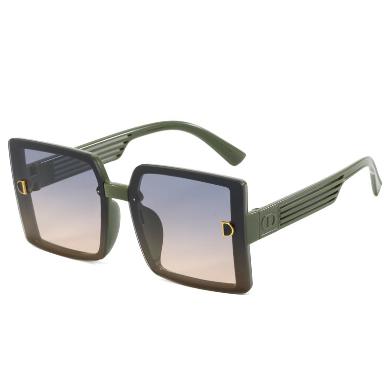 Damen quadratische Sonnenbrille mit ergonomischem Rahmen und UV-Schutz Karnz
