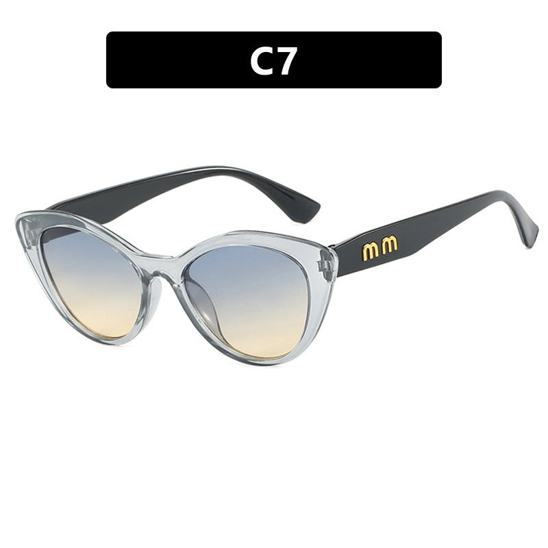 Damen extravagante Cat-Eye Sonnenbrille mit schützendem UV-Filter Karnz