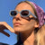 Damen oversized Sonnenbrille mit ausgefallenem Muster Karnz
