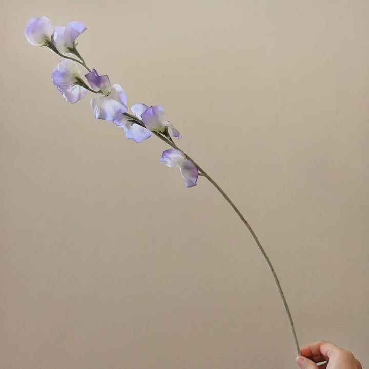 Elegante Seide Sweet Pea Stiel