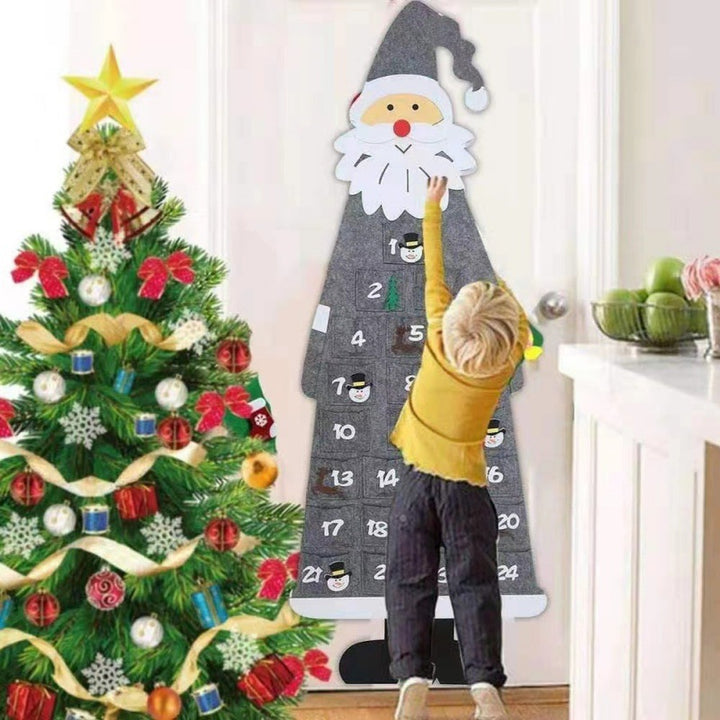 Weihnachts Adventskalender Wandbehang Karnz