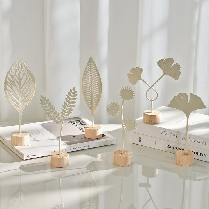 Dekorative Ginkgo Blatt Skulptur
