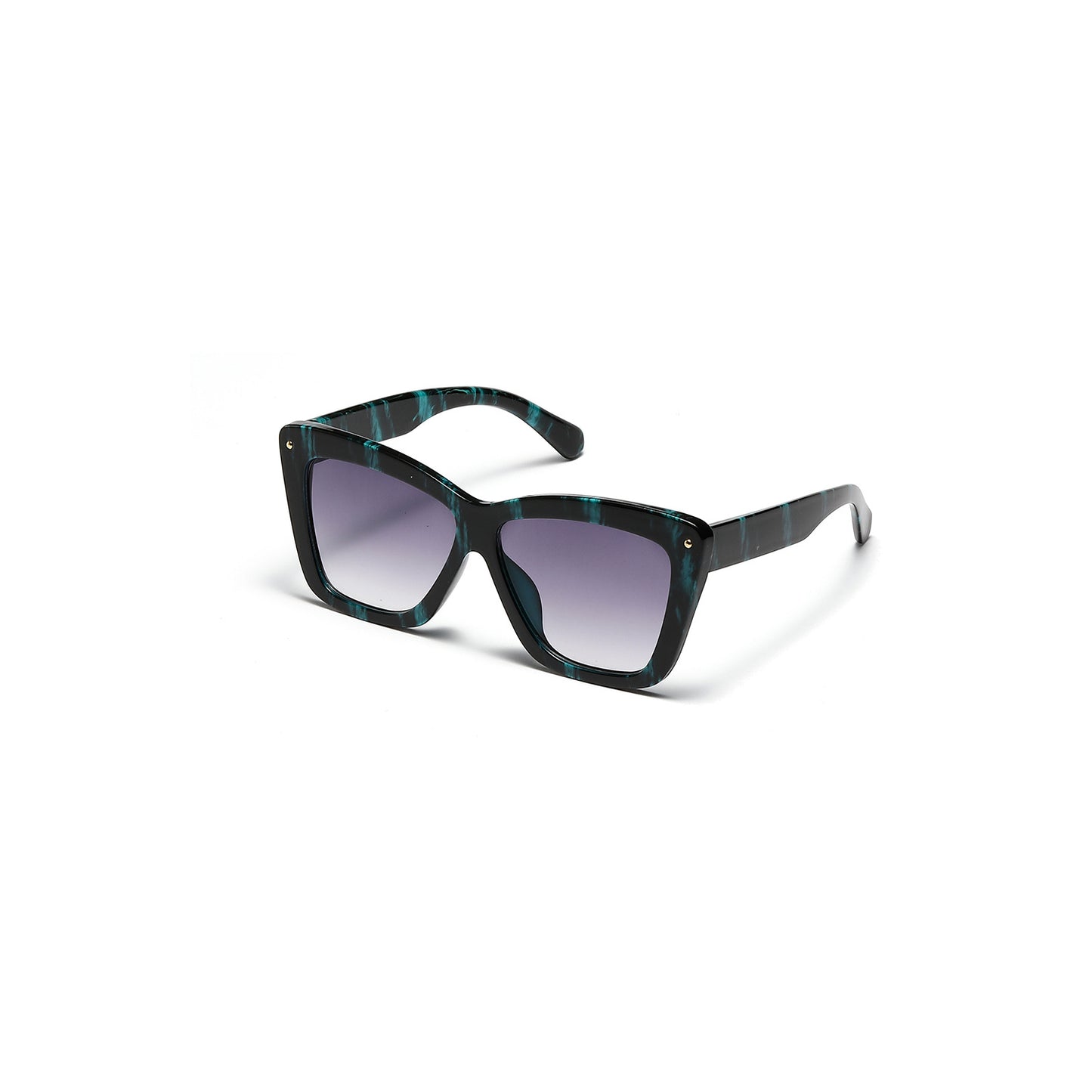 Damen geometrische oversized Sonnenbrille Karnz