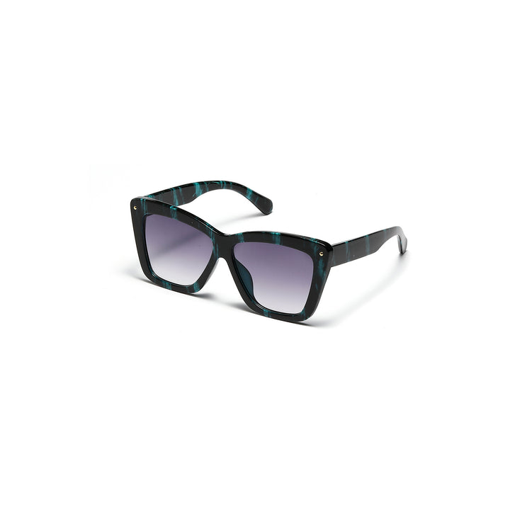 Damen geometrische oversized Sonnenbrille Karnz