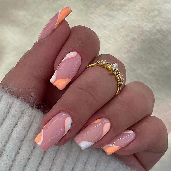 Künstlerisches Acryl Nagelset Karnz