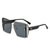 Damen geometrische Fashion-Sonnenbrille Karnz