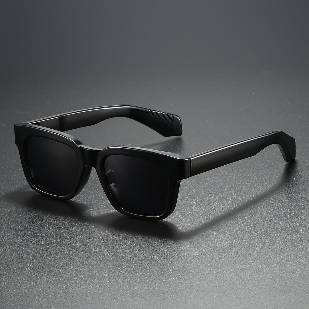 Damen quadratische Sonnenbrille mit markantem Schildpatt-Muster Karnz