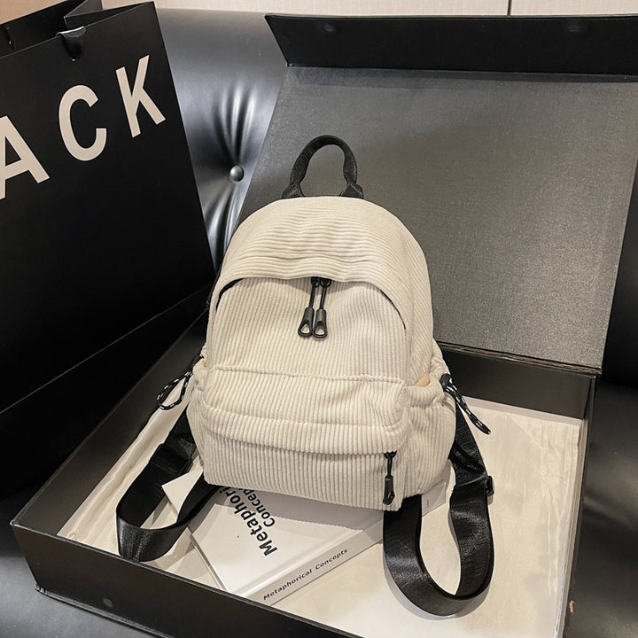 Cord-Rucksack mit Praktischem Frontfach Karnz