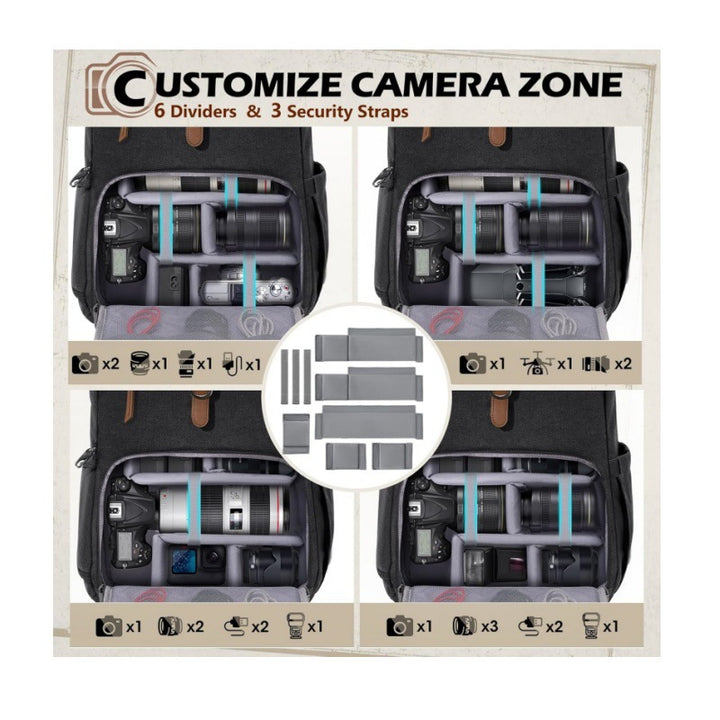 Multi-Funktionale Fotografie-Rucksack Karnz