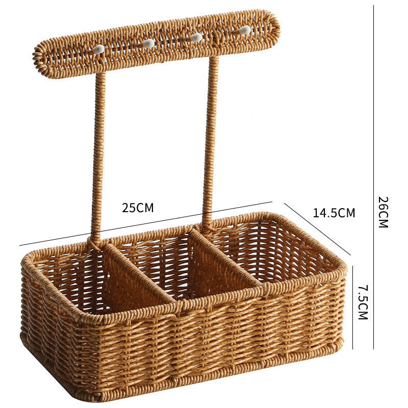 Unisex Vielseitiger Aufbewahrungskorb mit Haken Karnz