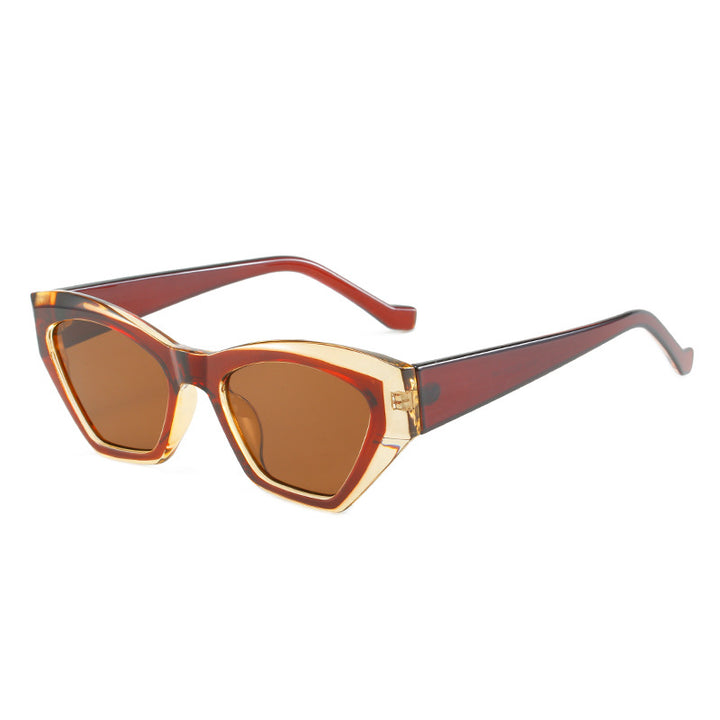 Damen Cat-Eye Sonnenbrille mit UV-Schutz Karnz