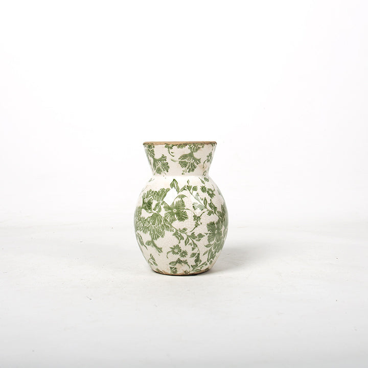 Florale Keramikvase Karnz