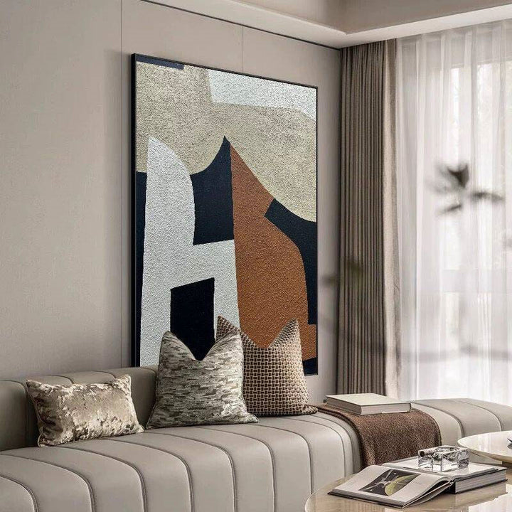 Moderne Minimalistische Texturierte Wandkunst