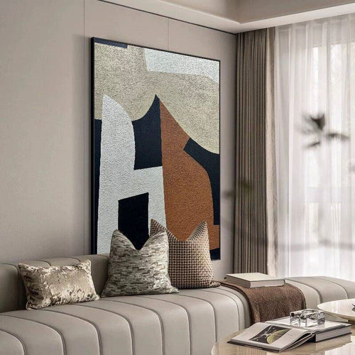 Moderne Minimalistische Texturierte Wandkunst