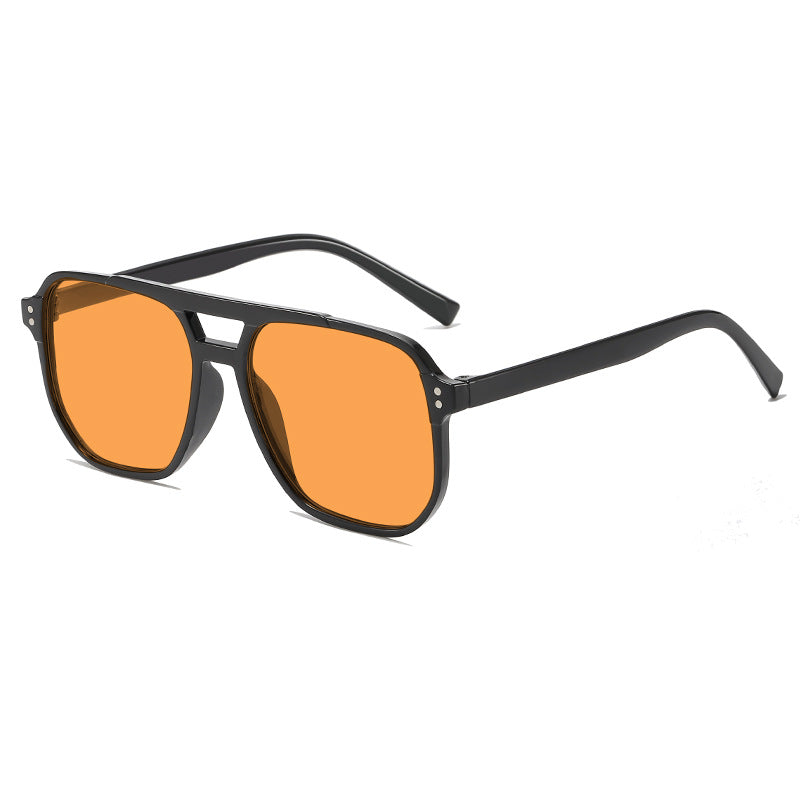 Stylische Breite-Rahmen-Sonnenbrille Karnz