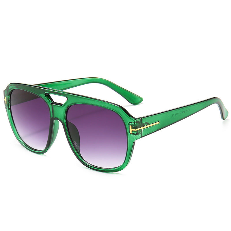 Oversized quadratische Rahmen Sonnenbrille Karnz