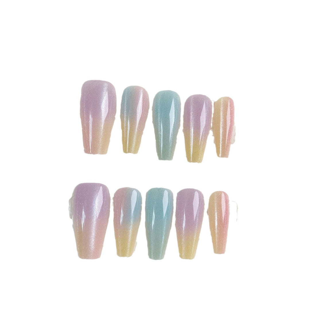 Ombre Glitter Press-On Nagelspitzen
