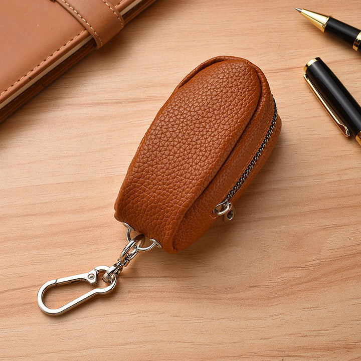 Kompakte Leder Schlüsselanhänger Tasche Karnz