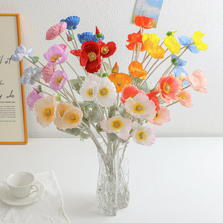 Dekorativer Kunst-Mohnblumenstrauß Karnz
