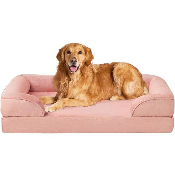 Orthopädisches Hundebett mit Unterstützung