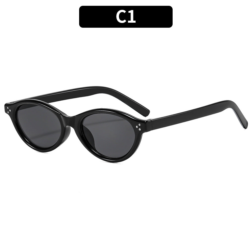 Schicke Vintage Katzenaugen-Sonnenbrille