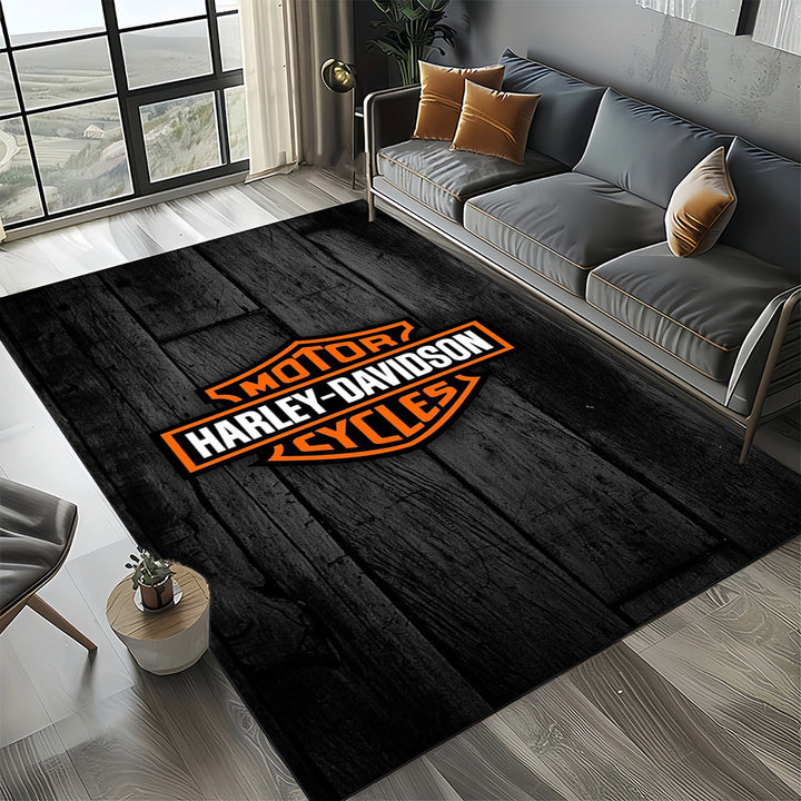 Harley Davidson Logo Bereich Teppich