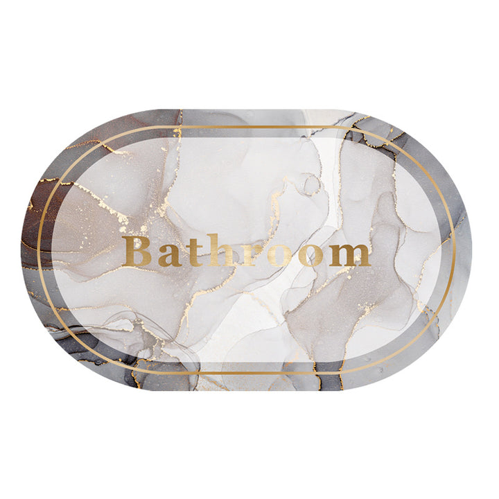 Luxuriöse Marmor Design Badematte