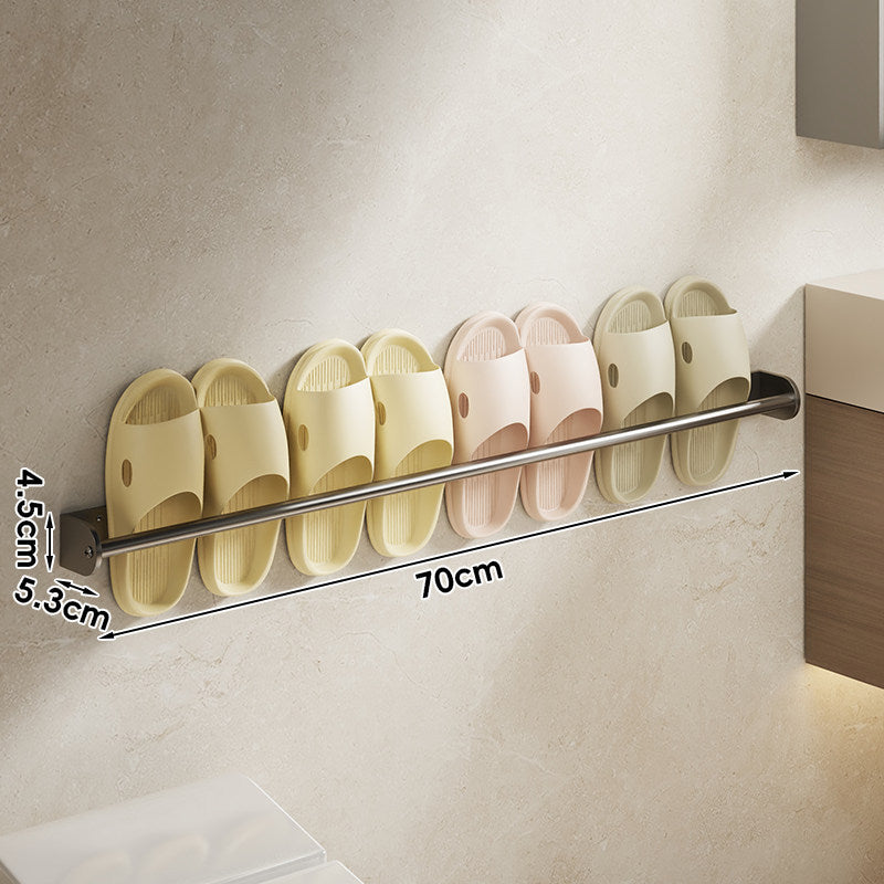 Wandmontierte Einschubschiene für Hausschuhe und Sandalen Organizer