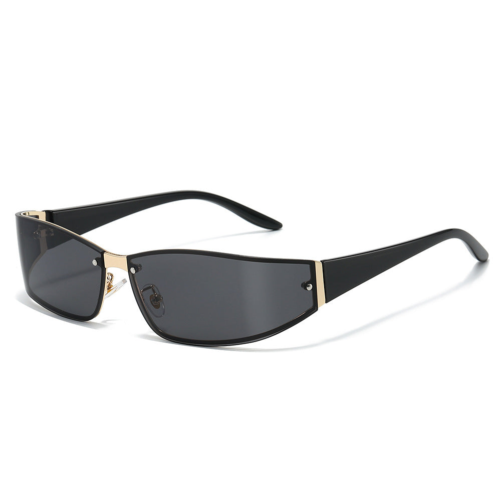 Stylische Cat-Eye Shield Sonnenbrille Karnz