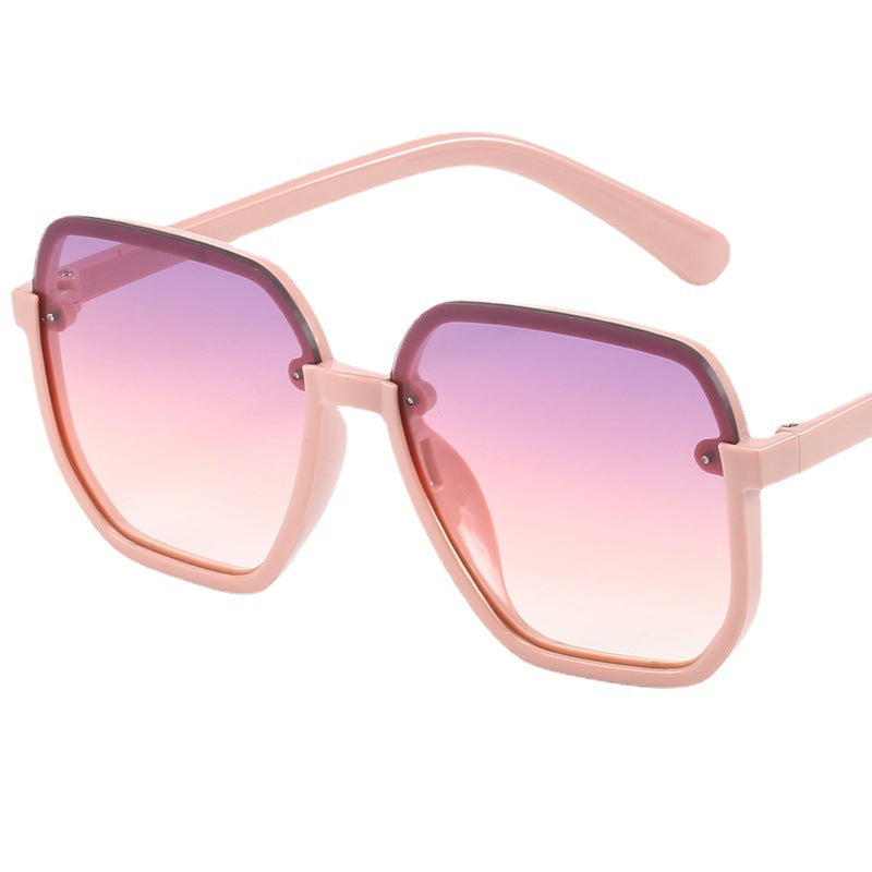Damen geometrische Sonnenbrille im modernen Design Karnz