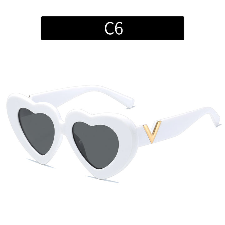 Herzförmige Sonnenbrille  1787664768