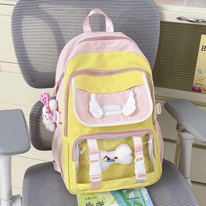 Multi-Taschen Transparenter Rucksack Karnz